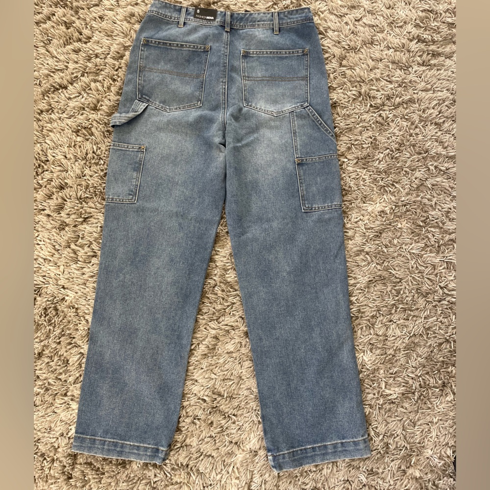 Fashion Nova On Deck Carpenter Skater Jeans | Sz 5 | Denim | Cargo Pants